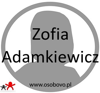 Konto Zofia Adamkiewicz Profil